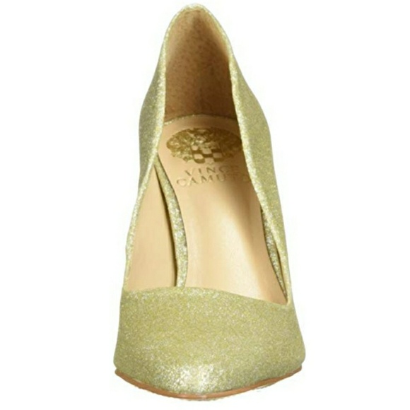 Glam Glitter Vince Camuto Block Heels - Picture 2 of 8